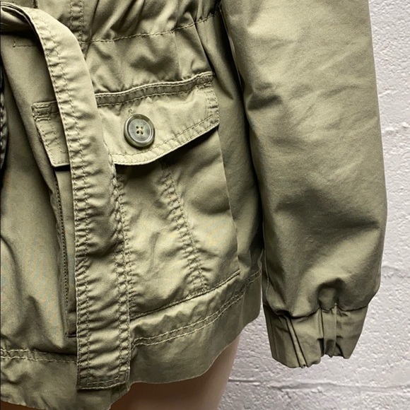 Old navy cargo lightweight army green jacket size xs - Picture 3 of 6